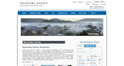 Desktop Screenshot of hotelsmountabu.com